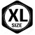 Size XL  +